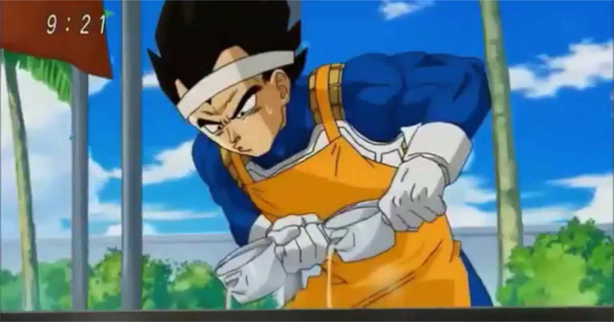 「ドラゴンボール超」ベジータたこ焼き