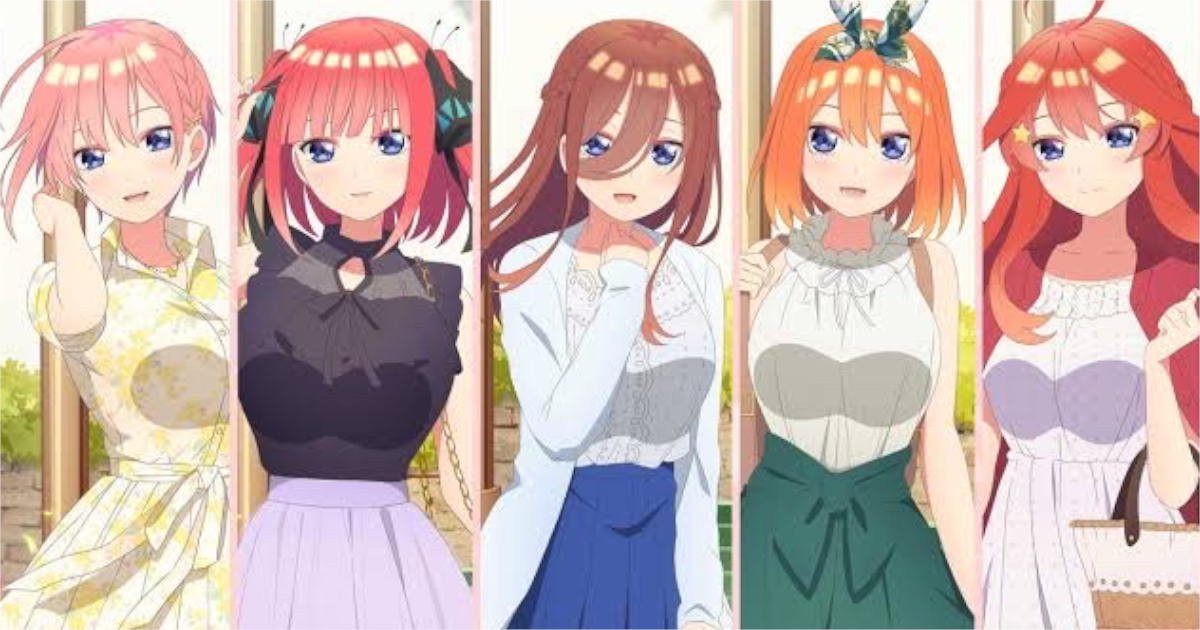 五等分の花嫁人気ランキング決定するｗｗｗ