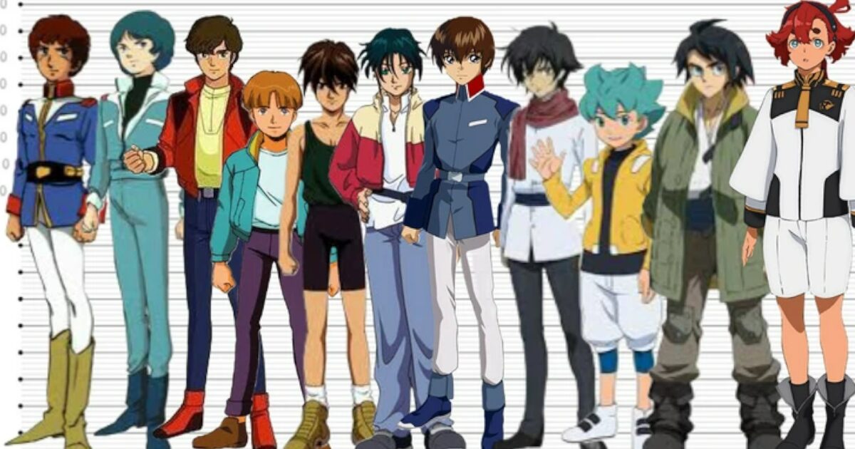 【悲報】ガンダム主人公、チビだらけだった