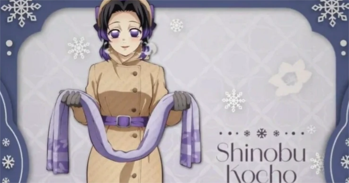 『鬼滅の刃』見たことない!冬服タイツ姿の胡蝶しのぶ ufotable公式絵に大反響