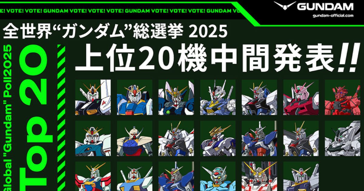 【超絶悲報】ガンダム総選挙の中間発表、00が見当たらずファンブチ切れ…