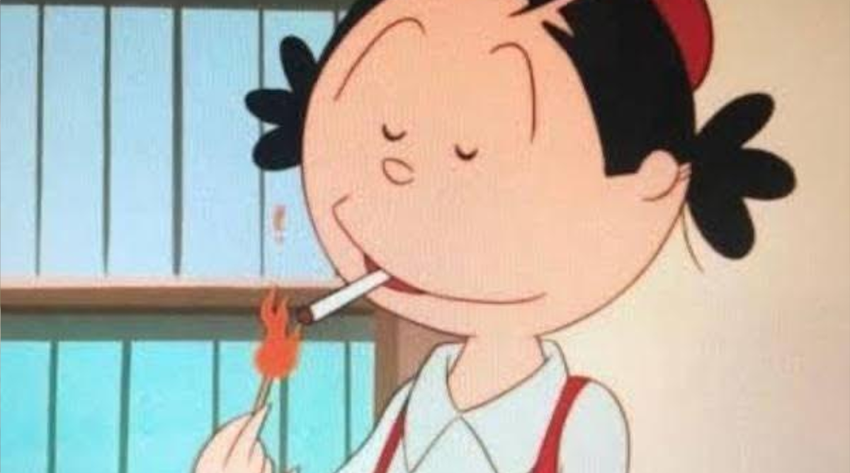 【画像】昭和のサザエさん、喫煙者だった