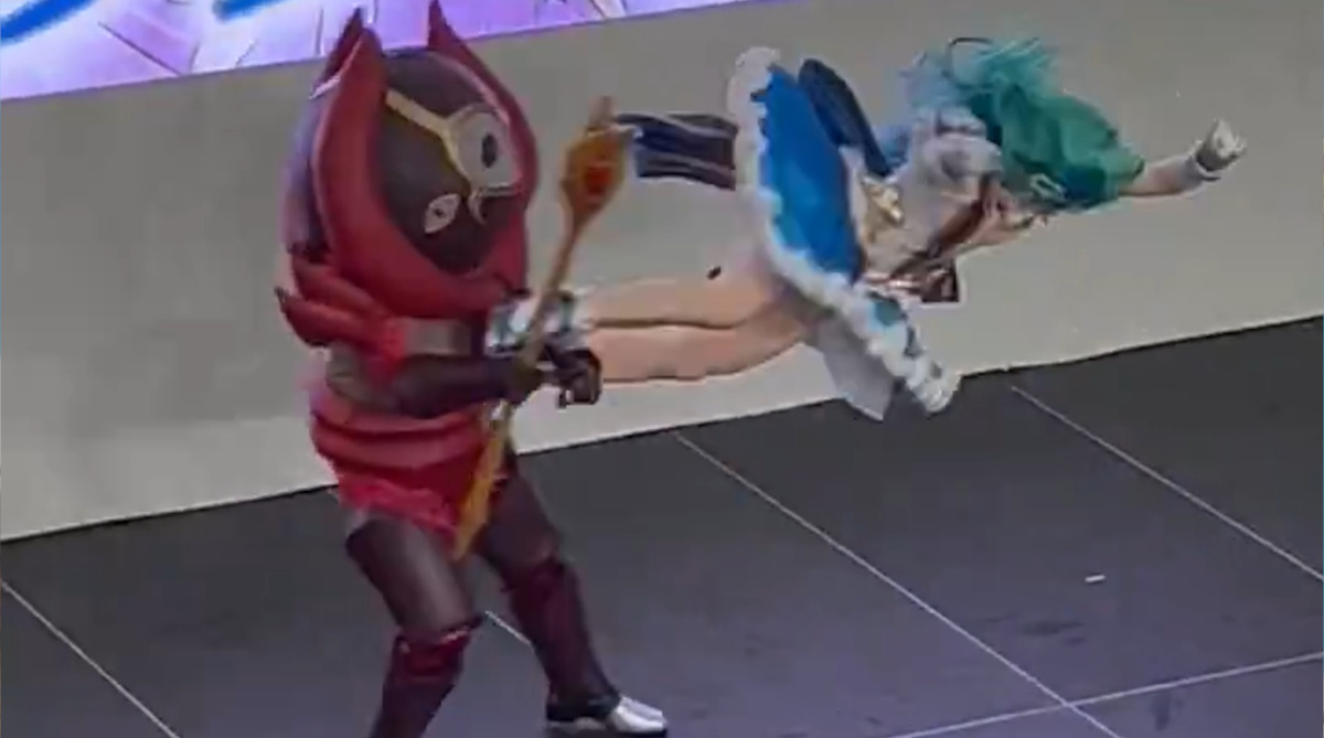 女児向けアニメショーでドロップキックｗｗｗｗｗ