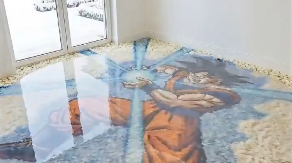 【動画】悟空のストーンアート、凄すぎる