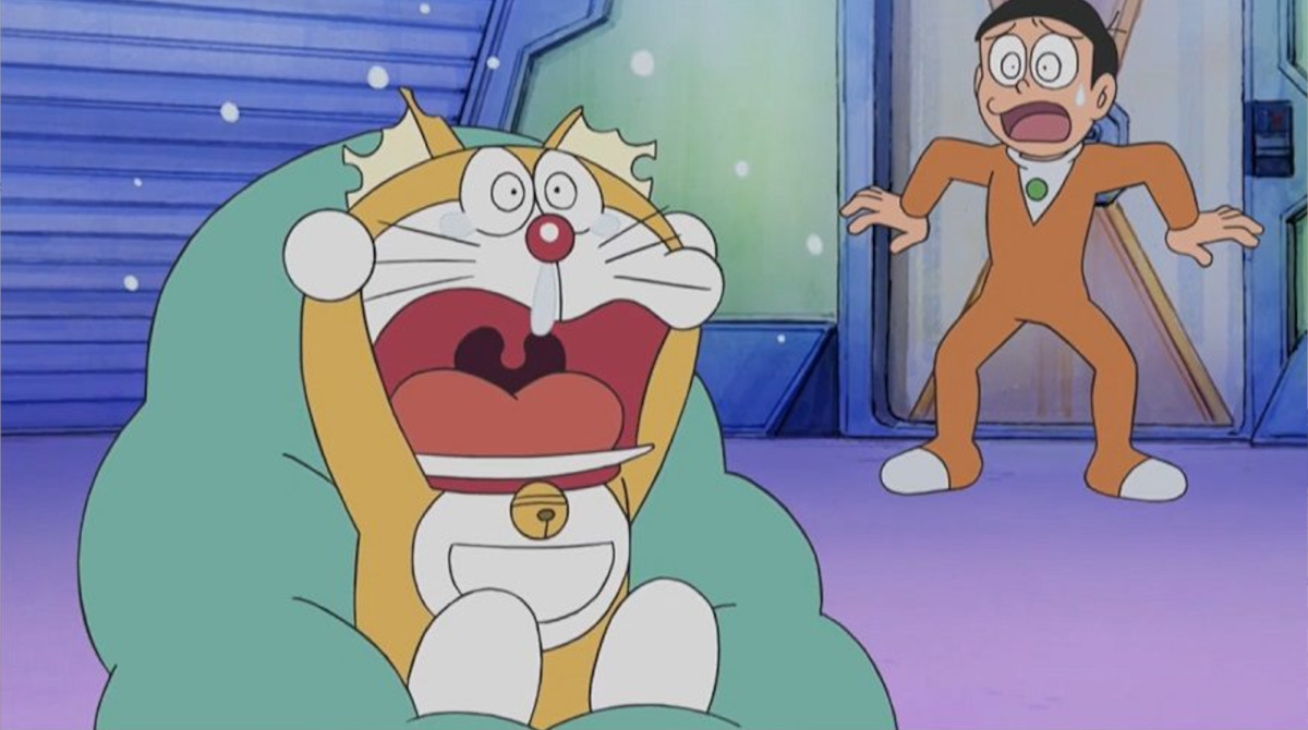 ドラえもんって泣いて塗装剥がれて青くなったじゃん？