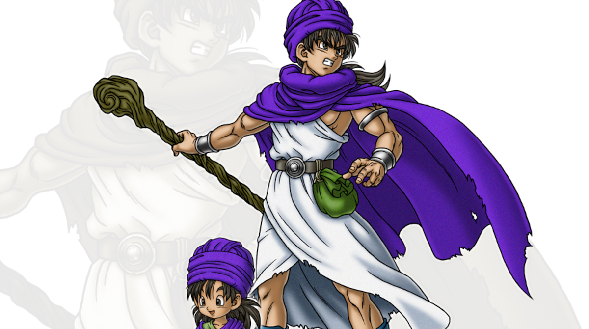 ドラクエ5の主人公、主人公なのに武器が「つえ」www