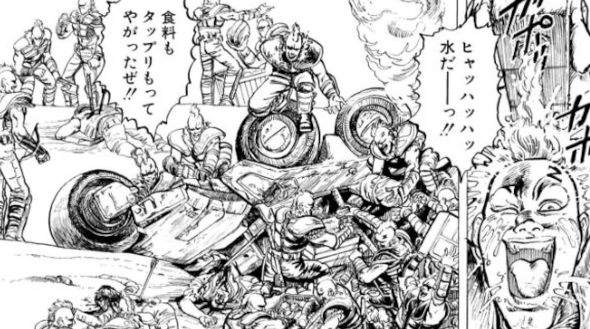 北斗の拳の無法者達って昔はスーツ着てペコペコしてたの?