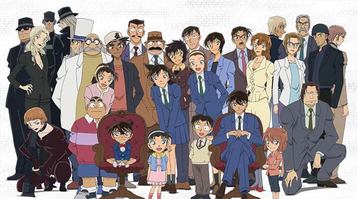 毛利小五郎(38)、目暮警部(41)、阿笠博士(52)