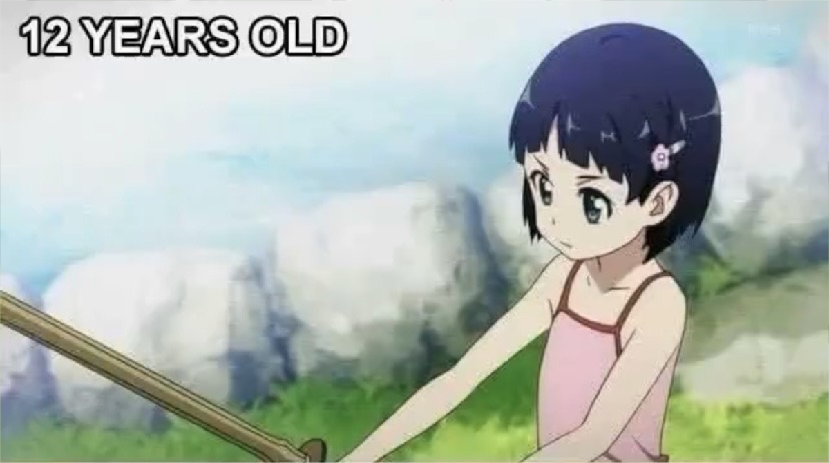 【悲報】キリトの妹、たった一年で爆乳になる