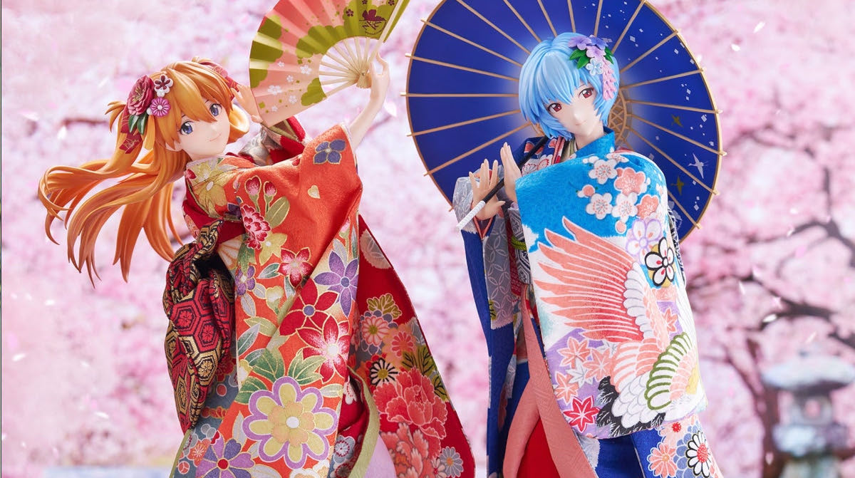 【画像】エヴァのレイとアスカの日本人形フィギュア、発売W