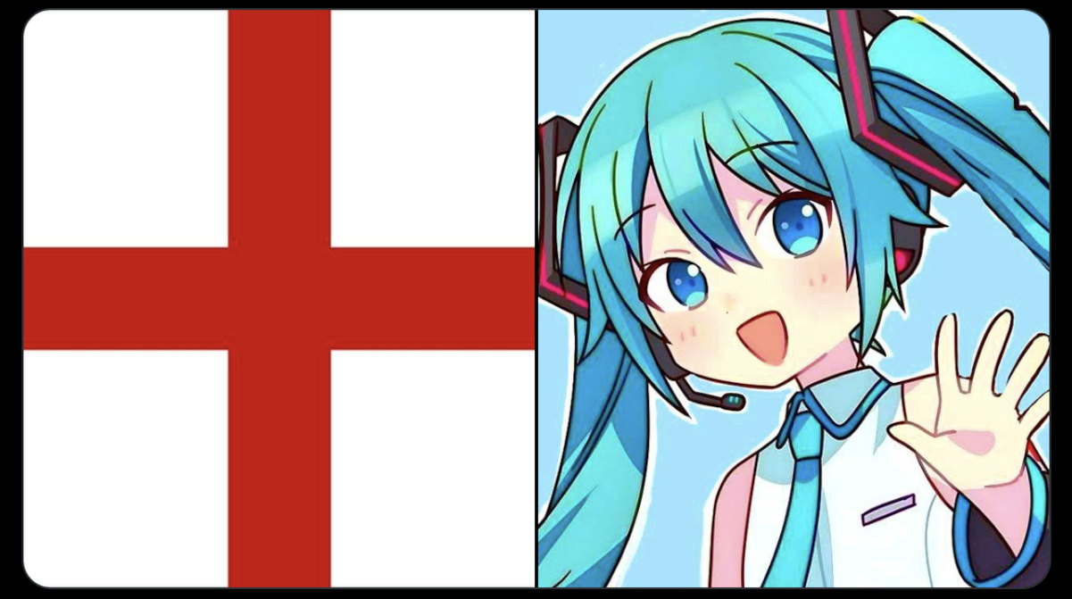 イングランド「我々は初音ミクの親権を得た！」