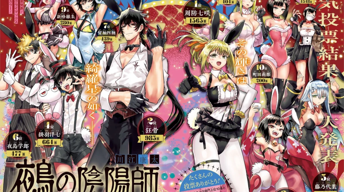 【画像】少年ジャンプ巻頭カラー作品の人気投票、票が少ない……